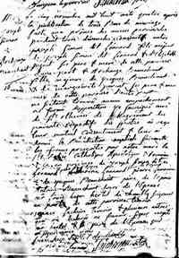 Archange BEAUCHAMP - 1804 marriage