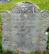 Judith SIMONDS - Grave  Inscription: HERE LYES ye BODY OF JUDETH ye WIFE OF JOHN BARKER AGED 58 YEARS DECD. APRIL ye 10th 1704