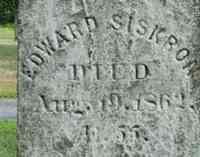 Edward SISKRON - Grave