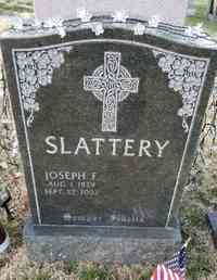 Joseph F SLATTERY - Grave