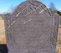 Sarah SNOW - Grave Inscription: Here Lyes buried the body of Mrs. Sarah Waterman, widow of Mr. Joseph Waterman who Decd Sept 1741, aged 90 years and 3 months