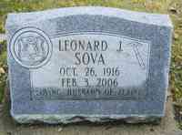 Leonard Joseph SOVA - Grave