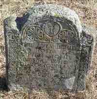 John SPAFFORD - Grave HERE LYES BURIED the BODY OF CaPtEn IOHn SPaFFaRD WHO DIED, OCtOBER Ye 11 1735 & In the 58 YEaR OF HIS AGE