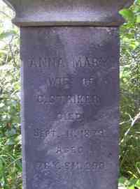 Anna Mary SPORI (SPOERI) - Grave