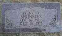 Frank Arlis SPRINKLES - Grave
