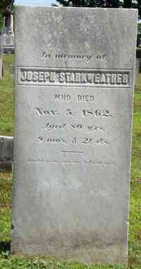 Joseph STARKWEATHER - Grave