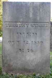 Timothy STARR - Grave
