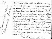 Laurent ST COEUR - 1819 marriage