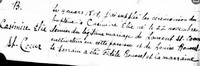 Casimir Elie ST COEUR (SAINT-COEUR) - Baptism