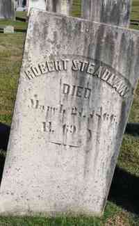 Robert STEADMAN - Grave