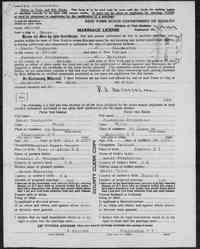 Josephine Lydia STEPHENSON - 1933 marriage license