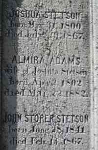 Joshua STETSON - Grave