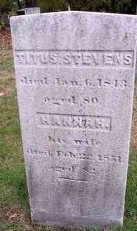 Titus STEVENS - Grave