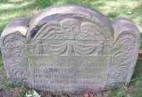 John STONE - Grave MEMENTO TE ESSE MORTALEM HERE LYETH INTERRED THE BODY OF ELDER JOHN STONE AGED 64 YEARS WHO DE PARTED THIS LIFE THE 5 OF MAY 1683