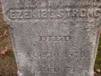 Ezekiel STRONG - Grave
