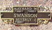 Maynard Wesley SWANSON - Grave