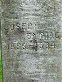Joseph SYRIAC - Grave
