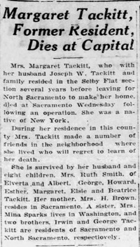 Margaret May TARIEL - Obituary