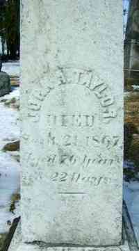 John Abbott TAYLOR - Grave