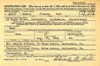 Edward Francis TELL - Name:	Edward Francis Tell Race:	White Age:	18 Relationship to Draftee:	Self (Head) Birth Date:	18 Aug 1925 Birth Place:	Carbondale, Pennsylvania,