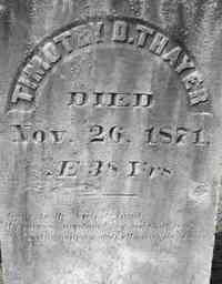 Timothy D. THAYER - Grave