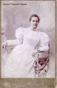 Anna L THEINERT - Anna, youngest daughter of Augustus and Johanna.
