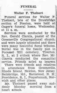 Walter Frederic THEINERT - 