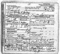 Gladys E THEINERT - Death Record - 1922