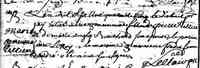 Marie-Geneviève THERRIEN - 1745 Baptism St-Vallier, Bellechasse, QC, Canada
