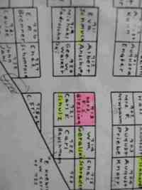 Caroline Henrietta THEUNERT - Plot map showing location of grave West Cemetery in Meriden, CT 