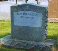 Mary Ann THIRIAC (THERIAQUE) - Grave