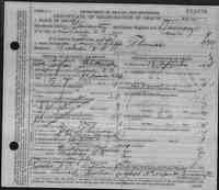 Louis Philippe THOMAS - 1924 Death Certificate New Brunswick, Death Certificates, 1920-1934 Gloucester 1920-1929 Saumarez to Saint-Isidore Image 474 of 772 