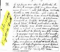 Brigitte Marguerite MCGRATH (MCGRAW) - 1815 Marriage Tracadie, New Brunswick