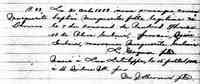 Marguerite THOMAS - 20 October 1888 Baptism St-Isidore