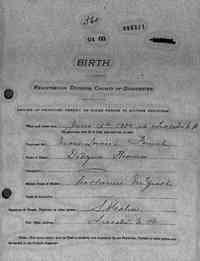 Marie Louise THOMAS - 1904 birth