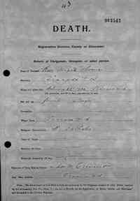 Rose Angele THOMAS - 1906 Death