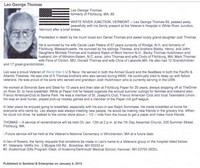 Joseph Leo George THOMAS - Obituary