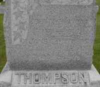John M THOMPSON - Grave