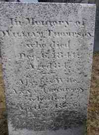 William THOMPSON - Grave