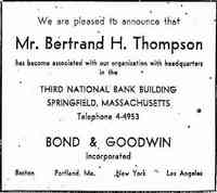 Bertrand Henry THOMPSON - The Springfield Sunday Union and Republican Springfield, Massachusetts June 29, 1941  Is this him?