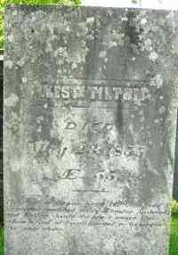 West TILTON - Grave