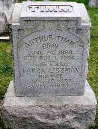 Adolph (Arthur) TIMM - Grave