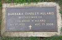 Barbara TINSLEY - Grave