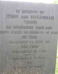 Susanna HUNT - Memorial