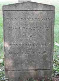 Daniel "Dan" TOMLINSON - Grave