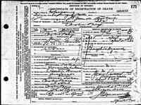 Ida TRAHAN - Death record