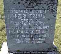 Henri TRAHAN - Grave - Old Sainte Philomene Cemetery, Bonfield, Nipissing, Ontario Source: http://freepages.genealogy.rootsweb.ancestry.com/ ~murrayp/ nipissin/ bo