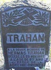 Joseph Hermas TRAHAN - Grave