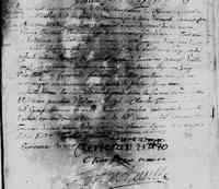 Barbe GOYAU (GOUYAU) dite LAGARDE - 1705 marriage