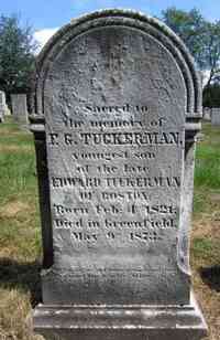 Frederick Goddard TUCKERMAN - Grave